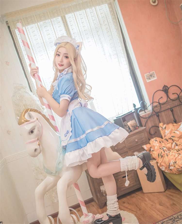 メイド服 ふんわりメイド風ワンピース