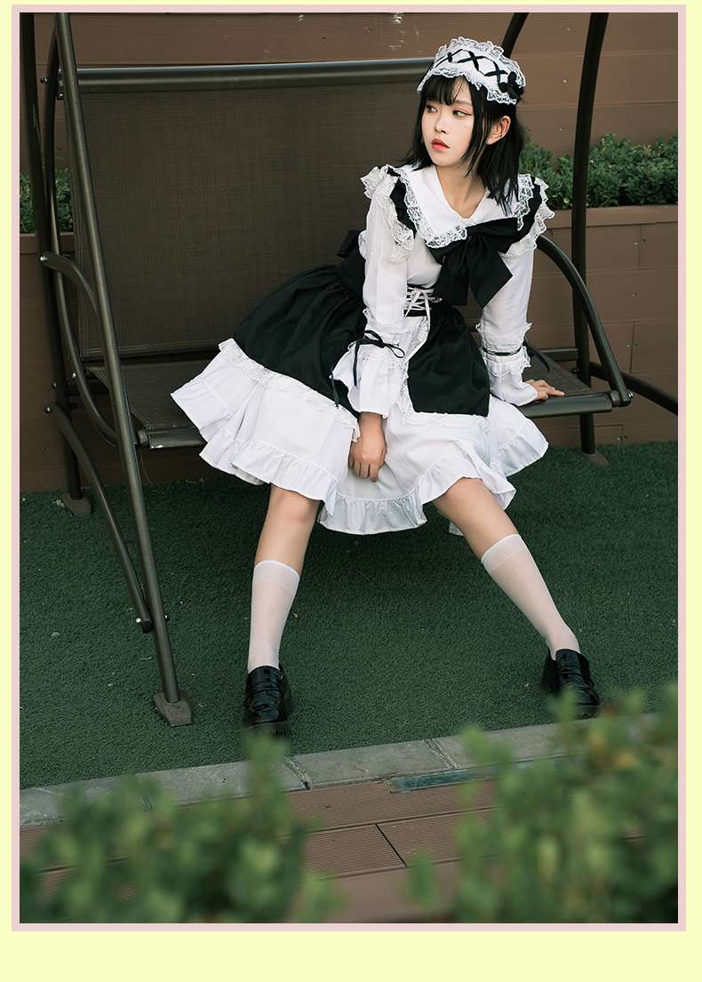 フリルメイド服 クラシカルドレス