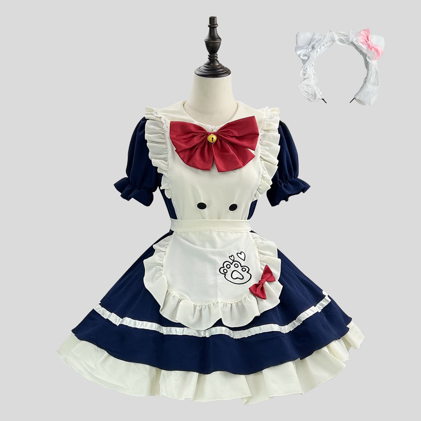 可愛い仔犬風ふんわりメイド服
