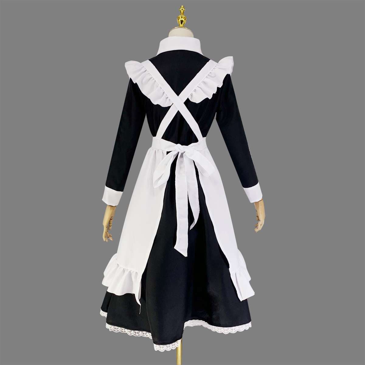 ふんわりメイド服ワンピース