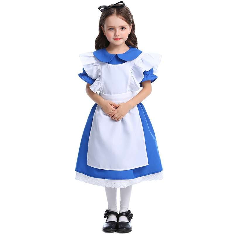 メイド服 ふんわりメイドさん風子供用衣装