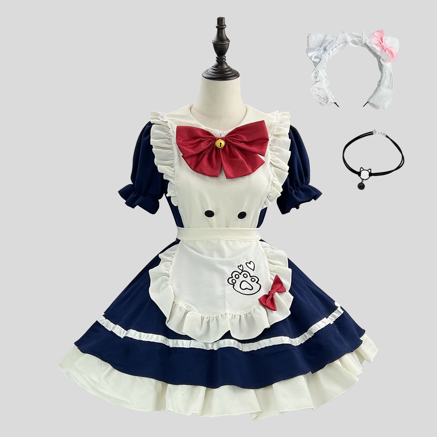 可愛い仔犬風ふんわりメイド服