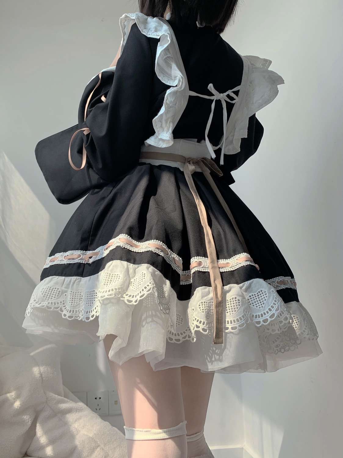 メイド服 和洋折衷メイド風ワンピース