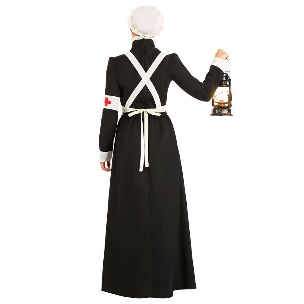 メイド服 看護婦風クラシックメイドロングドレス