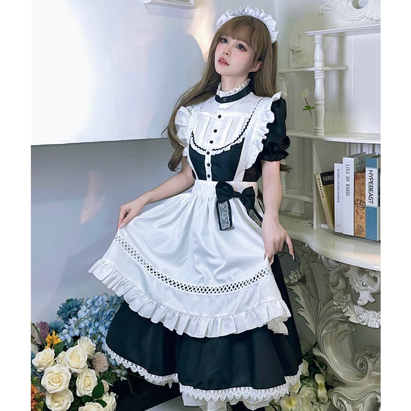 メイド服 宮廷風パフスリーブ付きクラシカルメイド服
