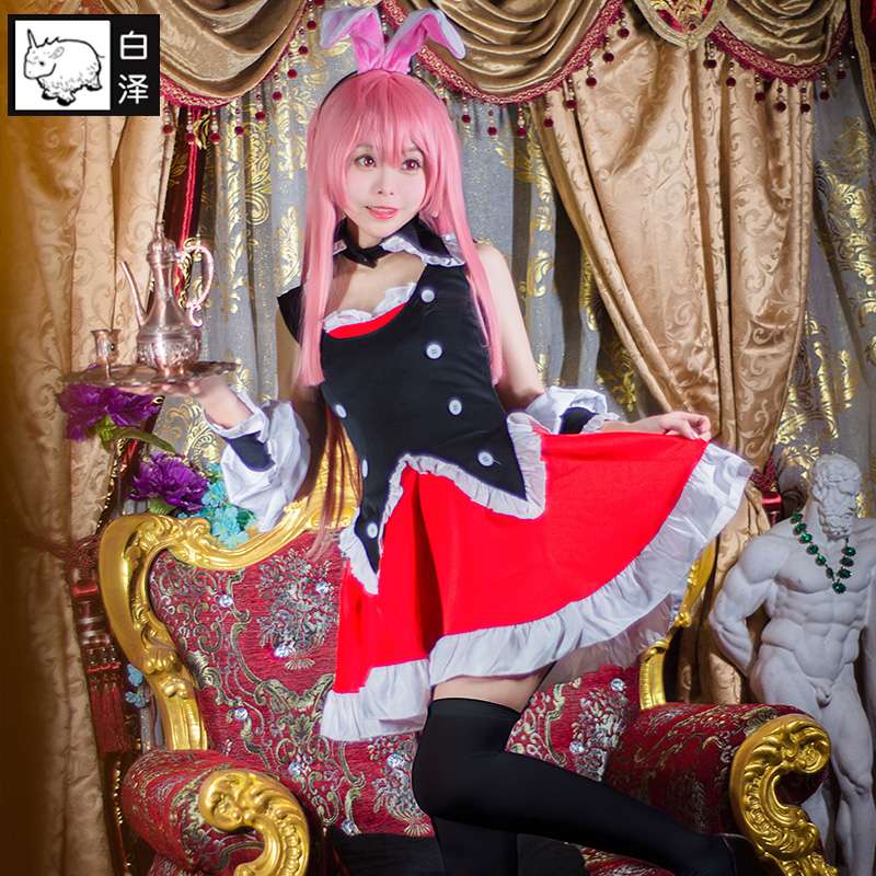 メイド服 うさ耳メイド ふんわりスカート ワンピース