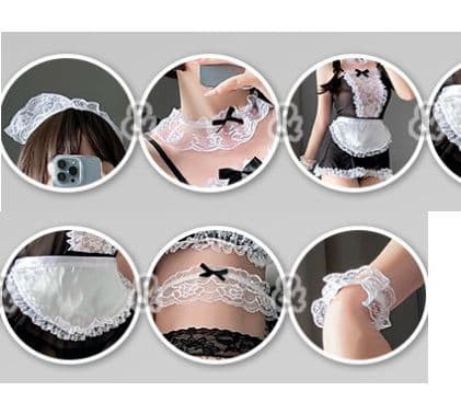 レース使いが上位品なメイド服