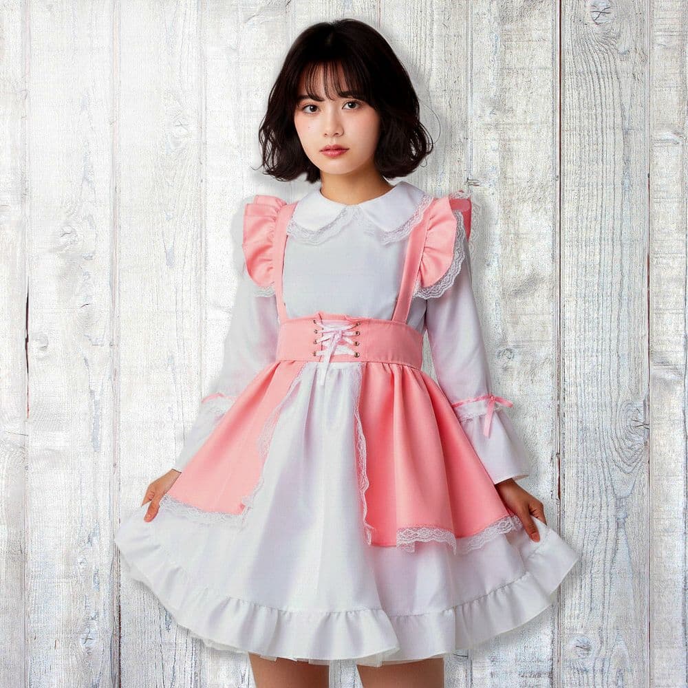 メイド服 ふんわりメイド風ワンピース