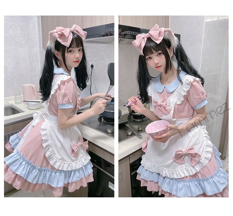 メイド服 ふんわりメイド風ワンピース