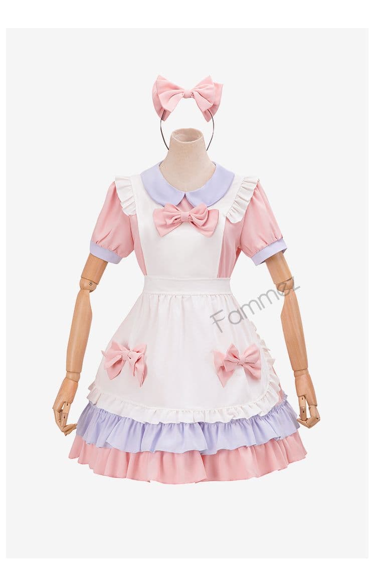 メイド服 ふんわりメイド風ワンピース
