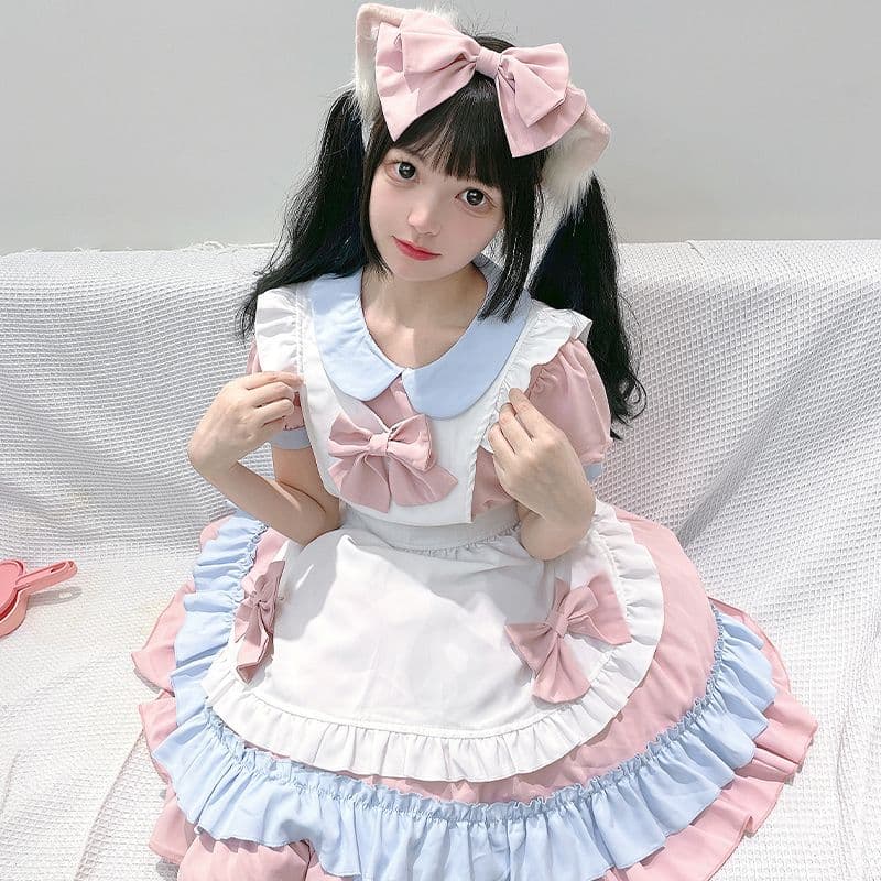 メイド服 ふんわりメイド風ワンピース