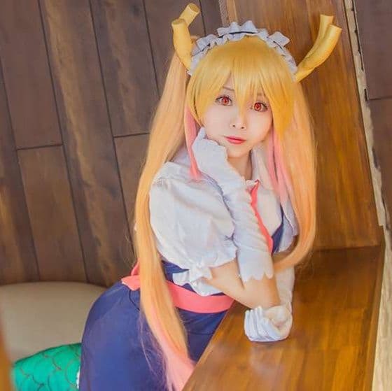 メイド服 メイドカフェ制服 フリル付きエプロンドレス