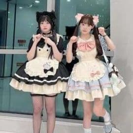 メイド服 ふんわりメイド風ワンピース