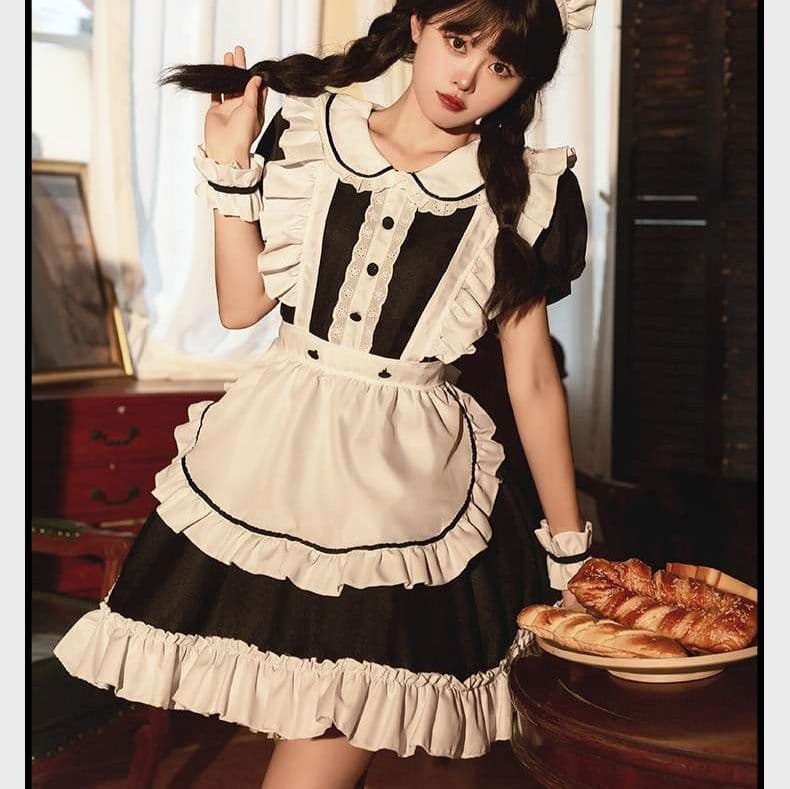 ヴィンテージ風メイド服セット