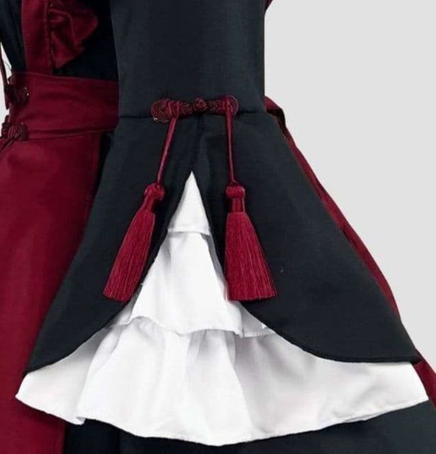 メイド服 ゴシック風フリルメイド衣装