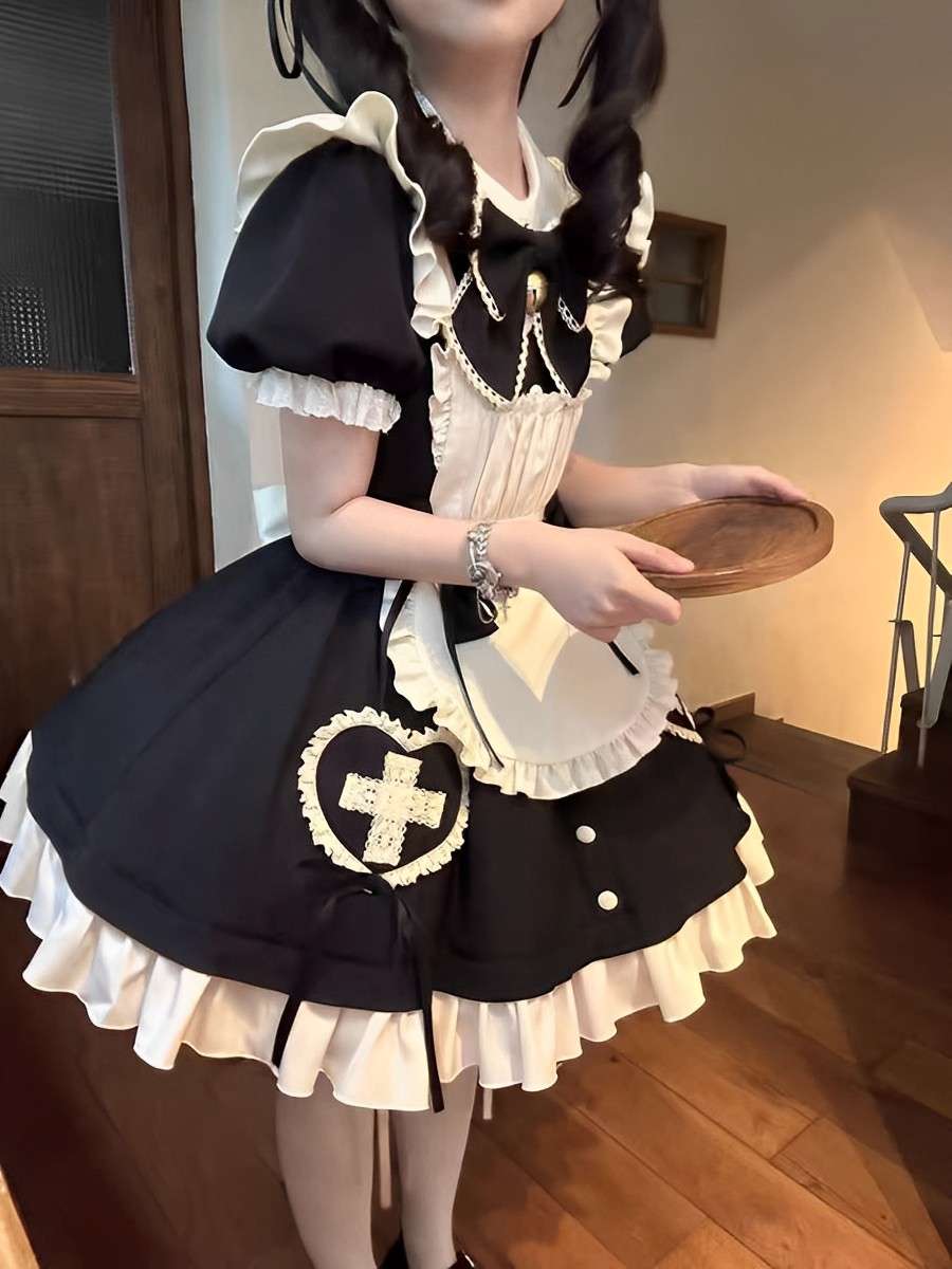 ゴシック風メイド服セット