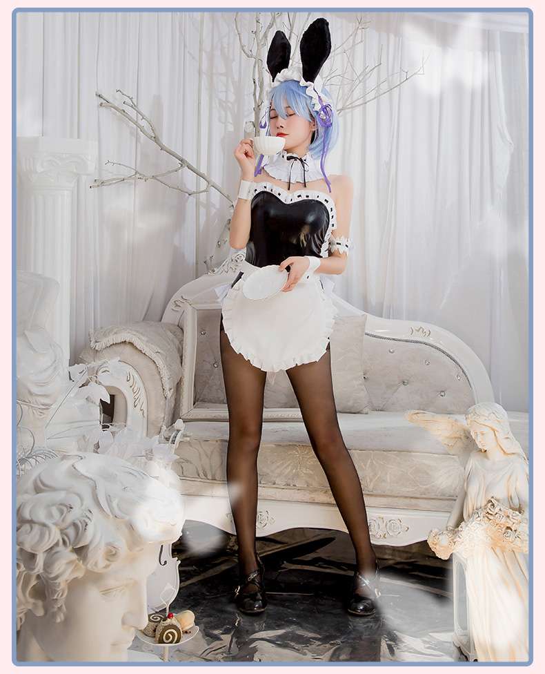 メイド服 うさ耳メイド風コスプレセット
