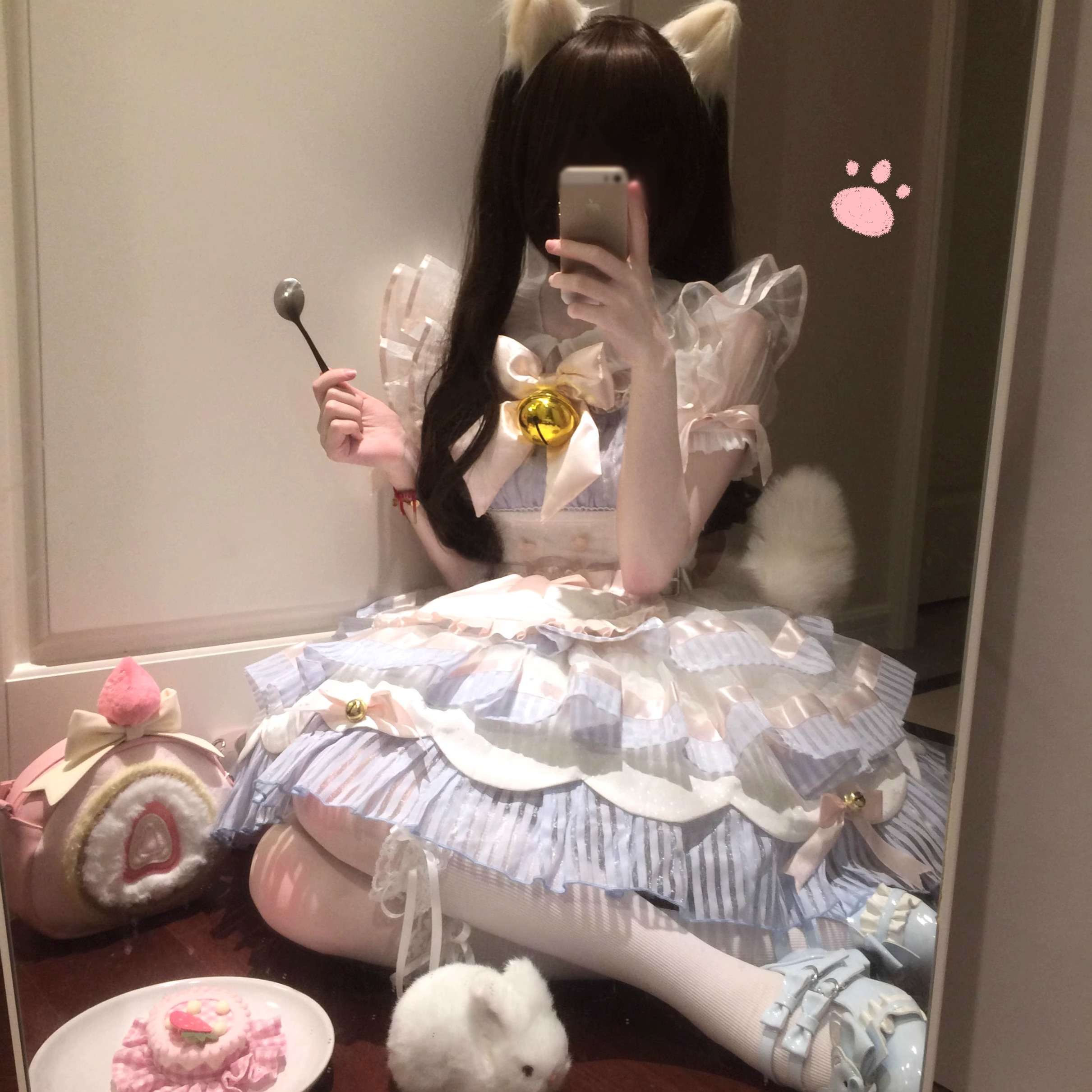 メイド服 ふんわりメイド風ドレス