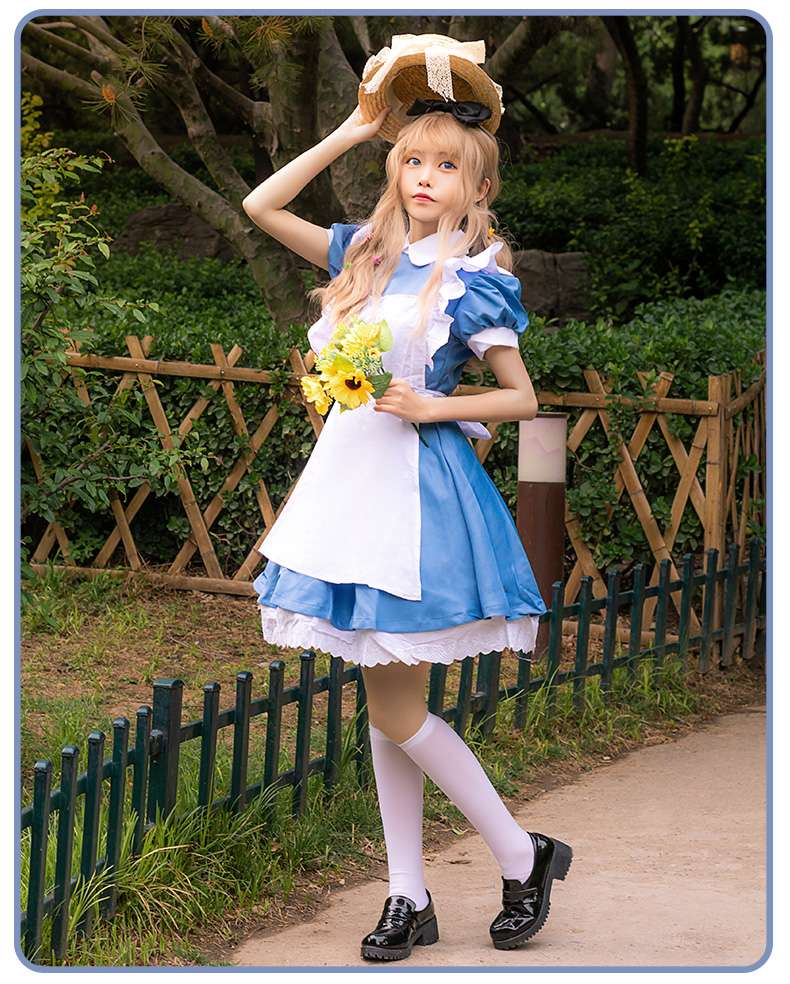 メイド服 森の中の乙女メイド風ワンピース　クラシカル