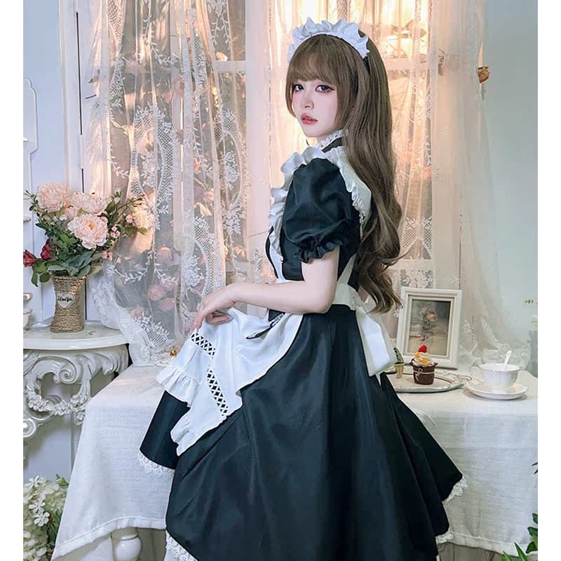 メイド服 宮廷風パフスリーブ付きクラシカルメイド服