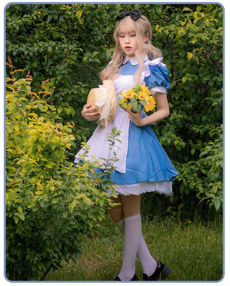 メイド服 森の中の乙女メイド風ワンピース　クラシカル