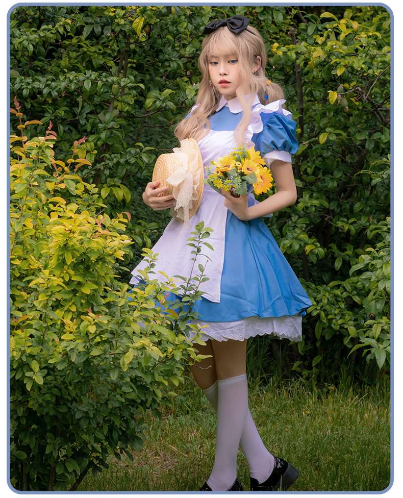 メイド服 森の中の乙女メイド風ワンピース　クラシカル