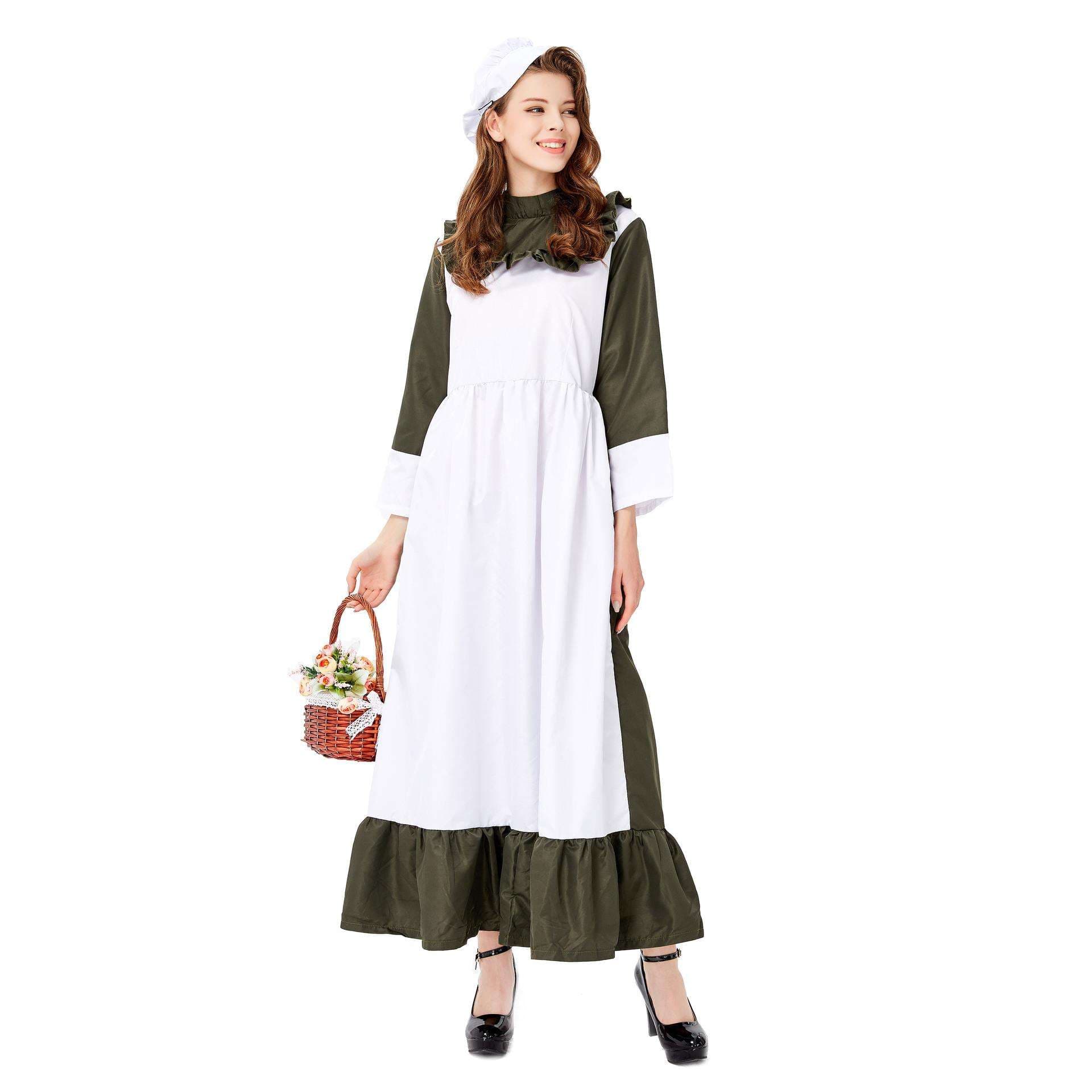 メイド服 メイド風ロングドレス衣装