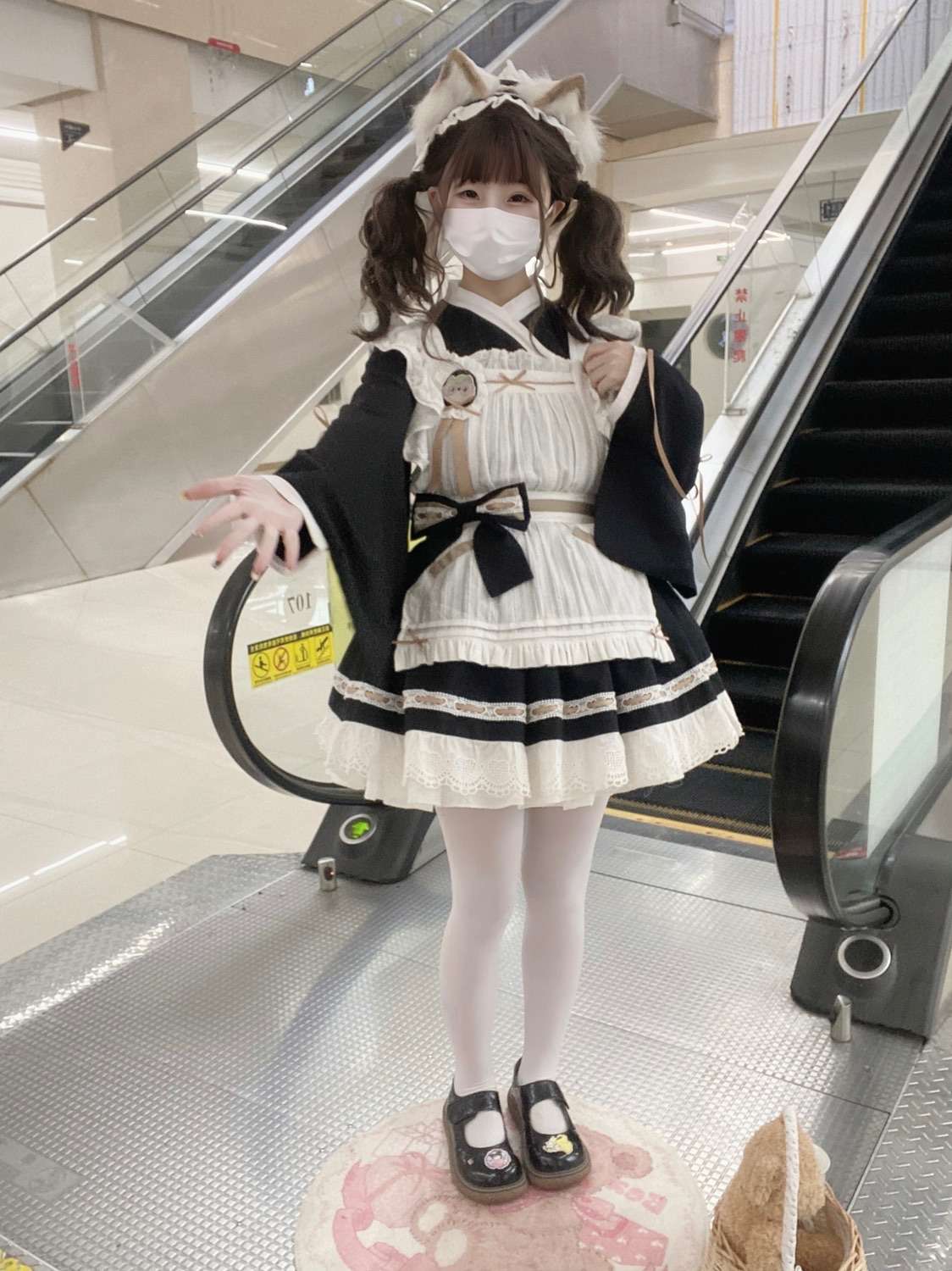 メイド服 和洋折衷メイド風ワンピース