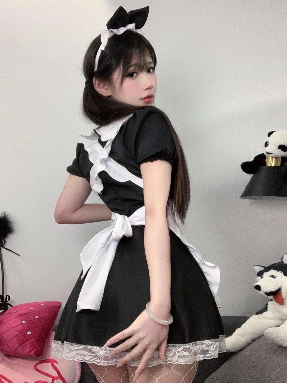 ハートカット メイド服 お嬢様スタイル