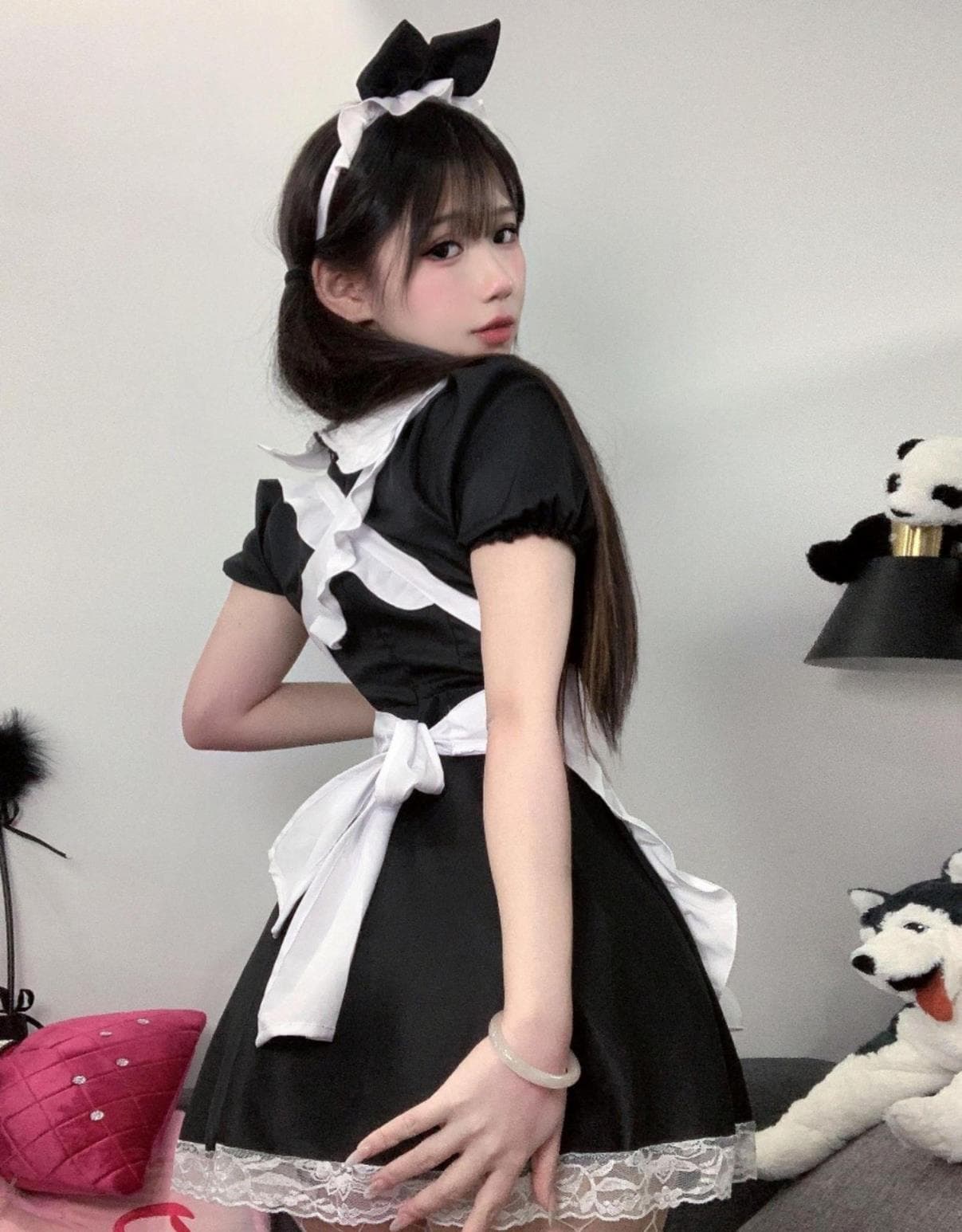 ハートカット メイド服 お嬢様スタイル