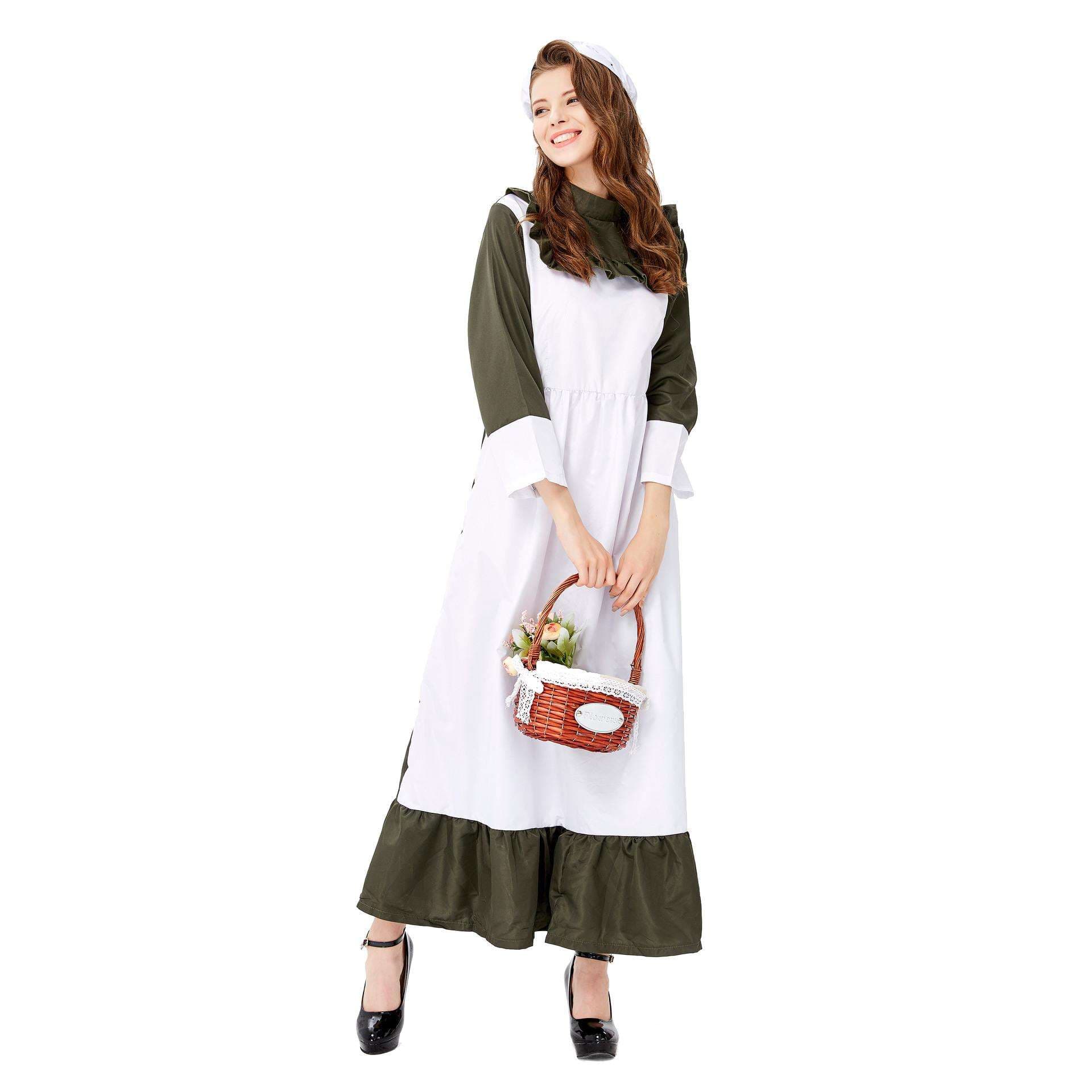 メイド服 メイド風ロングドレス衣装