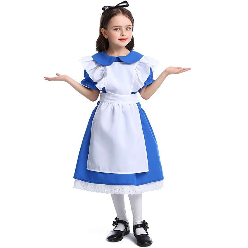 メイド服 ふんわりメイドさん風子供用衣装