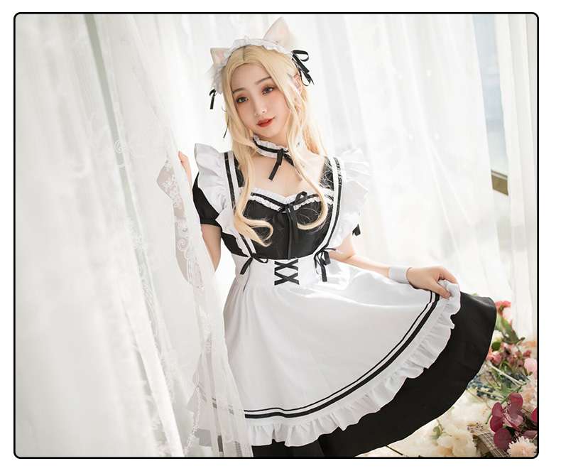 メイド服 清楚で上品なメイド風ワンピース