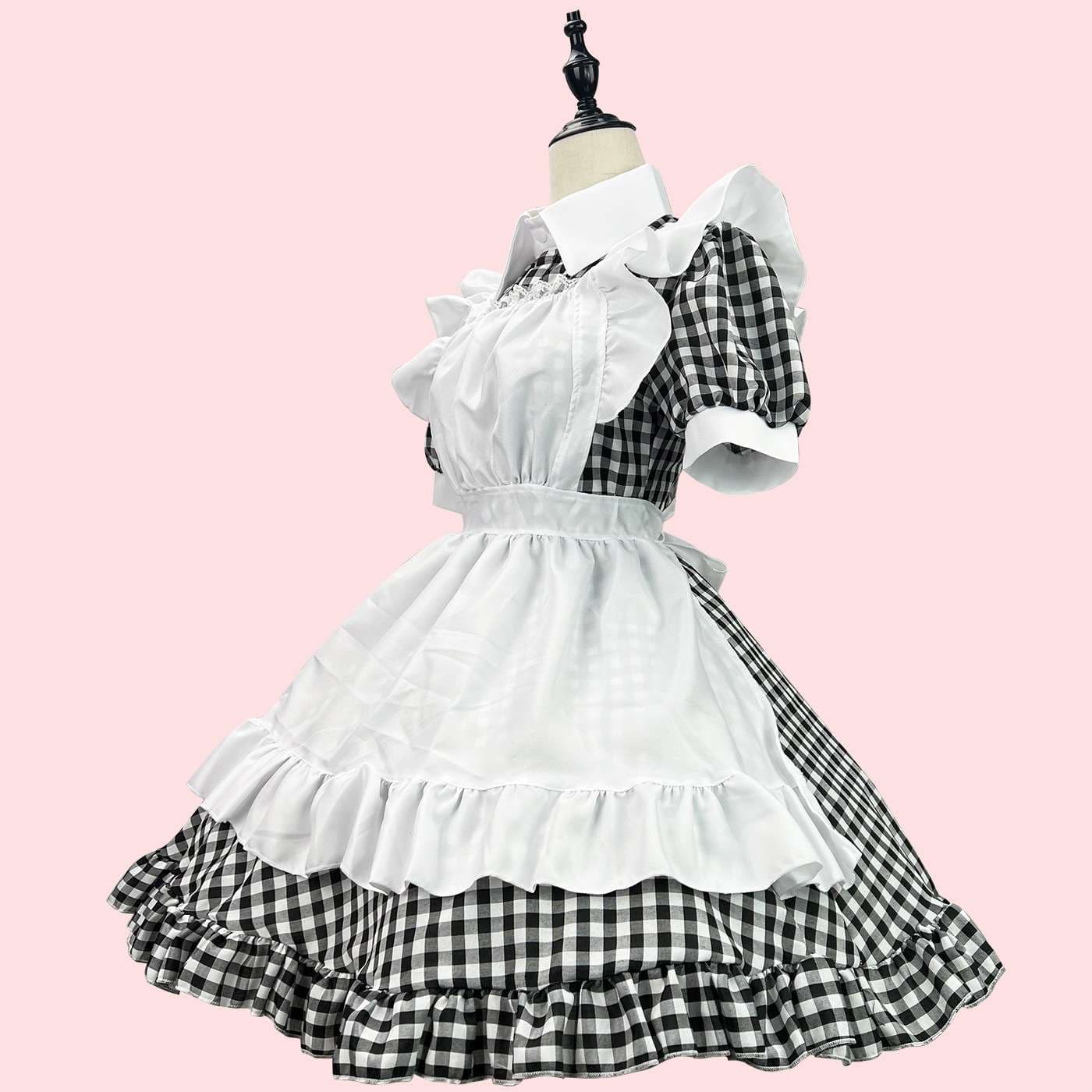 ふんわりメイド服ワンピース