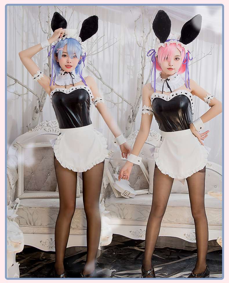 メイド服 うさ耳メイド風コスプレセット