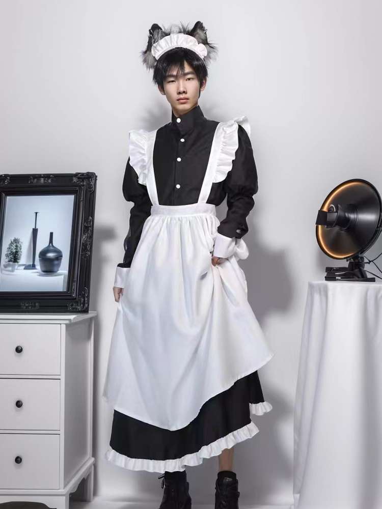 メイド服 優美なメイド風ワンピース