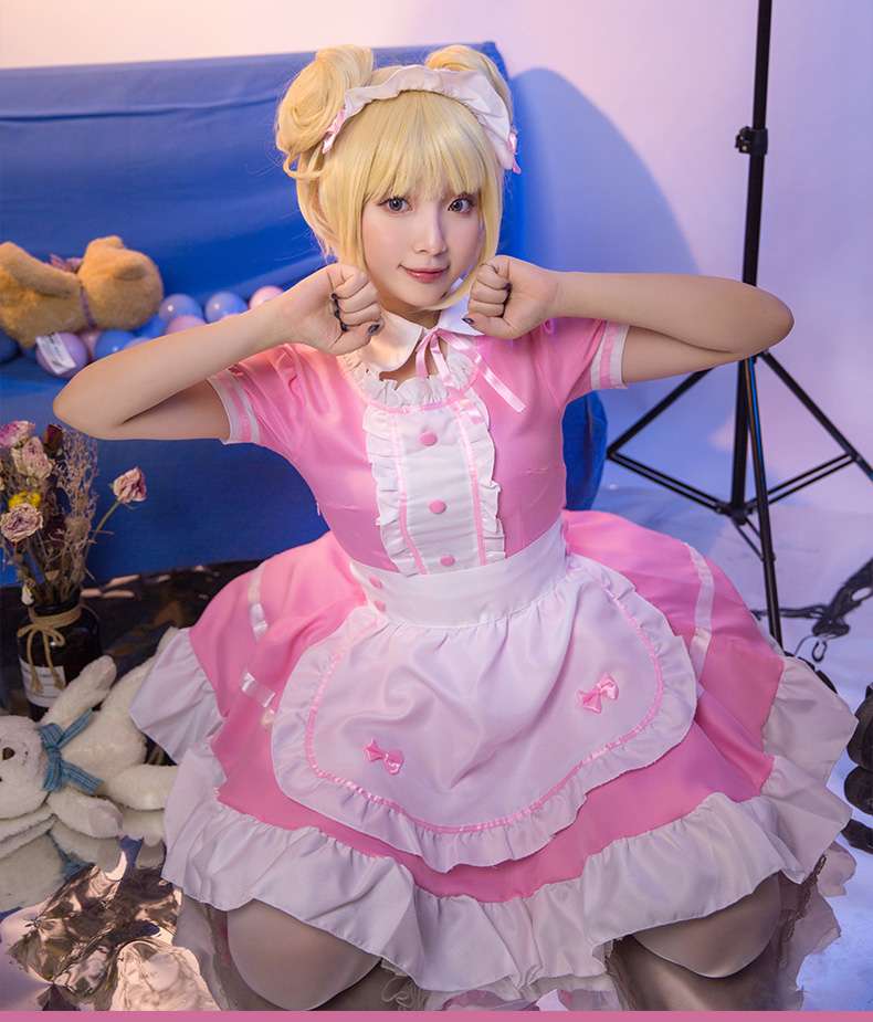 メイド服 ふんわりメイド風ワンピース