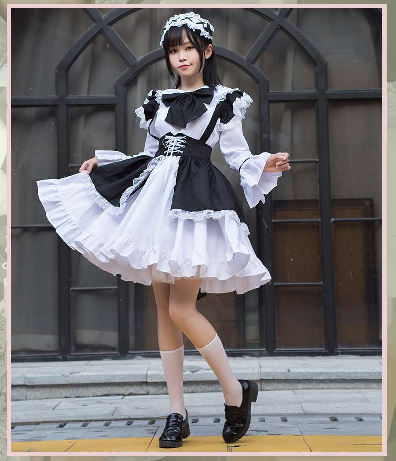 フリルメイド服 クラシカルドレス