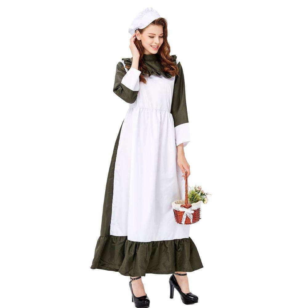 メイド服 メイド風ロングドレス衣装