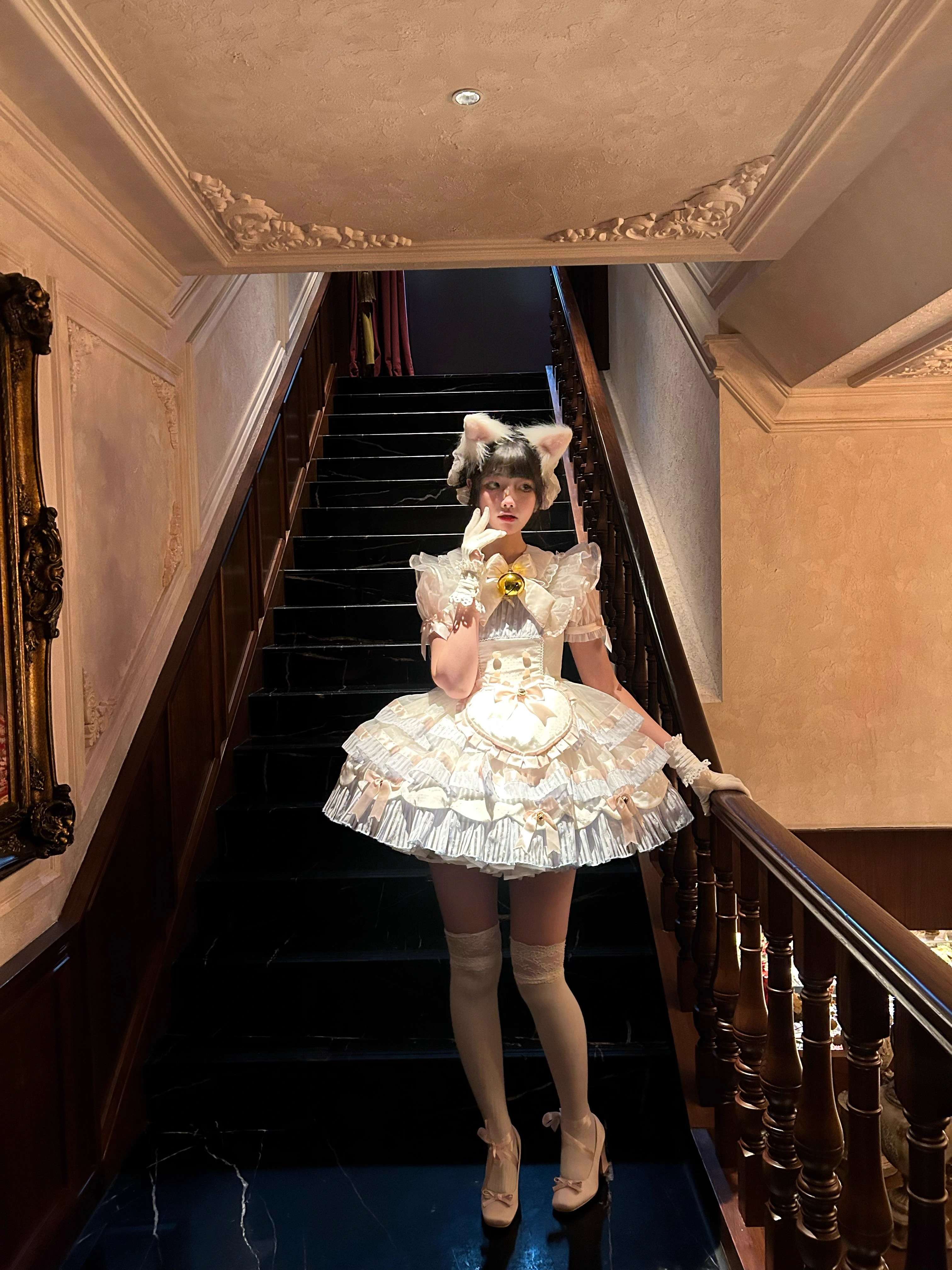 メイド服 ふんわりメイド風ドレス