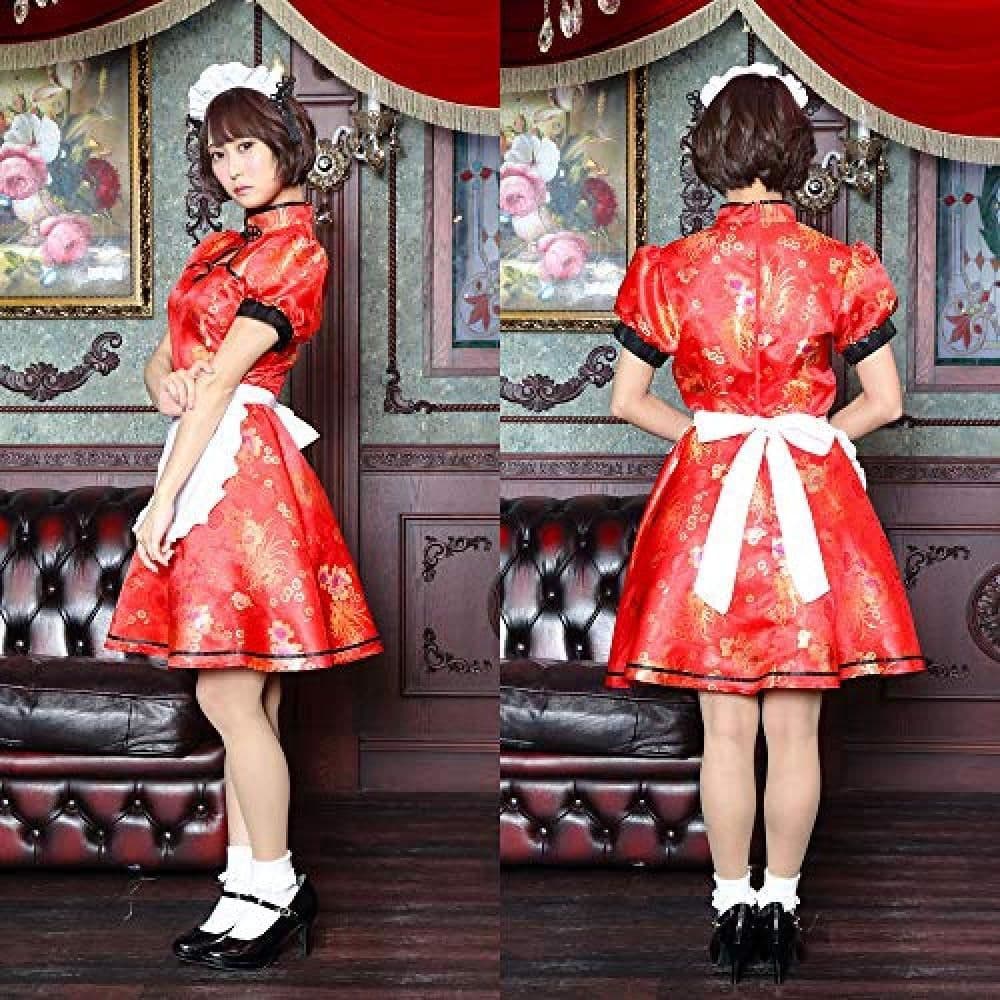 メイド服 メイド服 華やか中華風メイド衣装