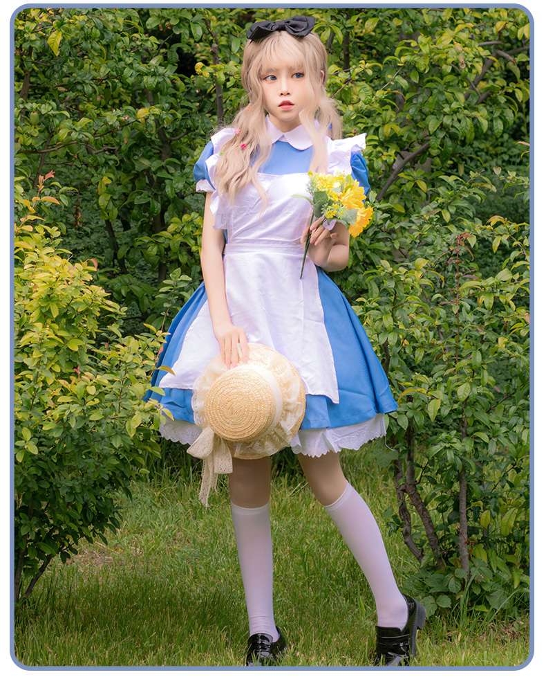 メイド服 森の中の乙女メイド風ワンピース　クラシカル