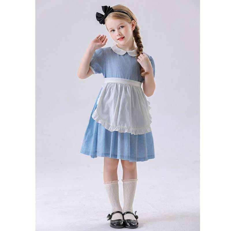 メイド服 クラシック エプロン ワンピース