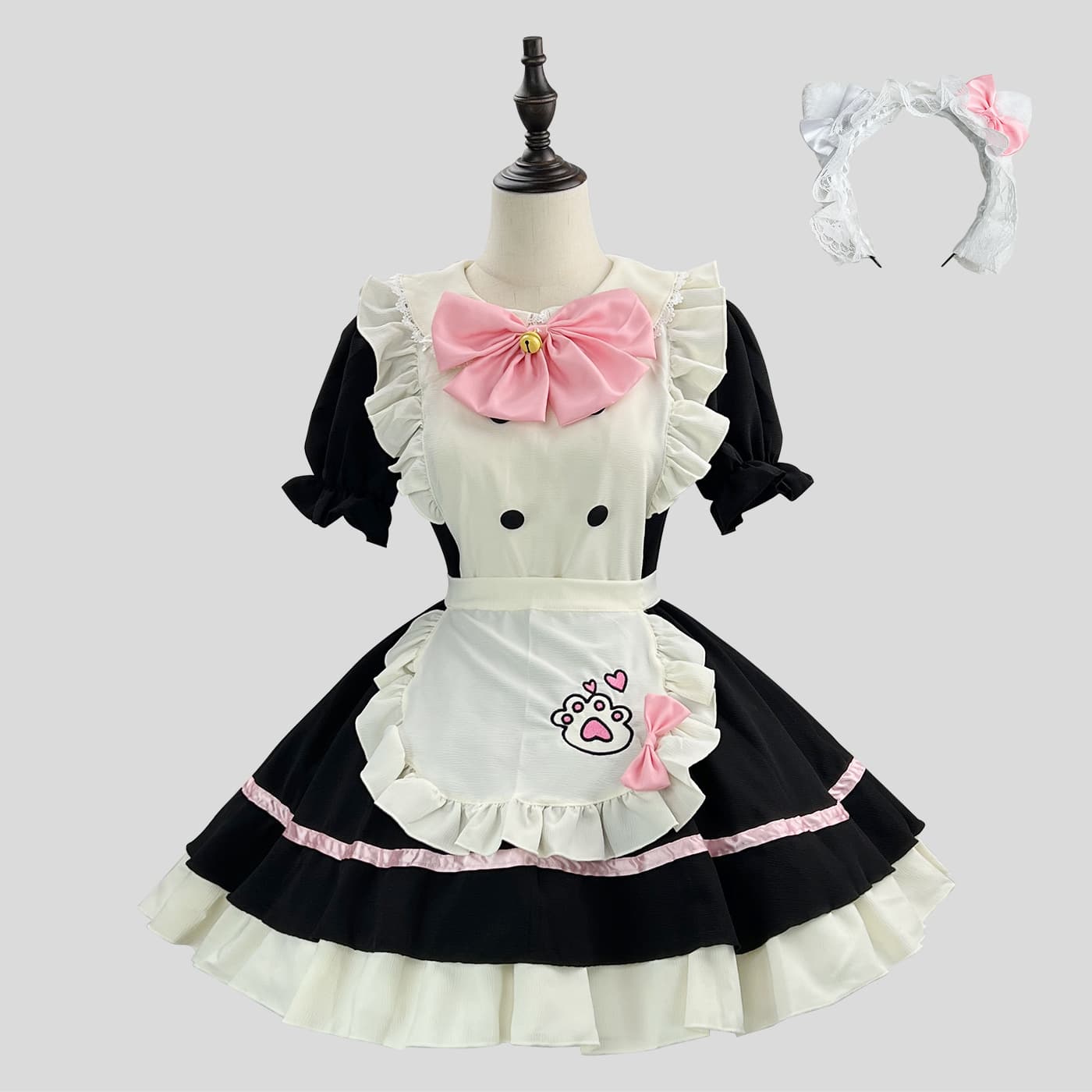 可愛い仔犬風ふんわりメイド服