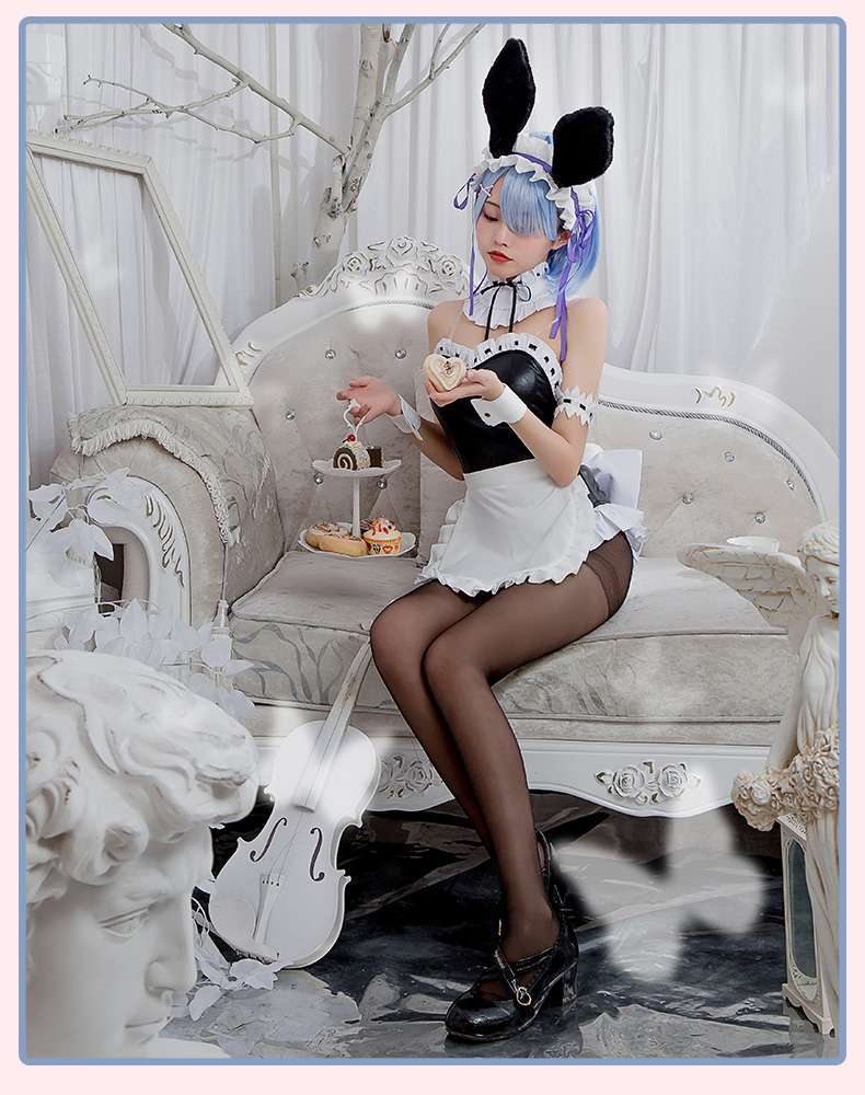 メイド服 うさ耳メイド風コスプレセット