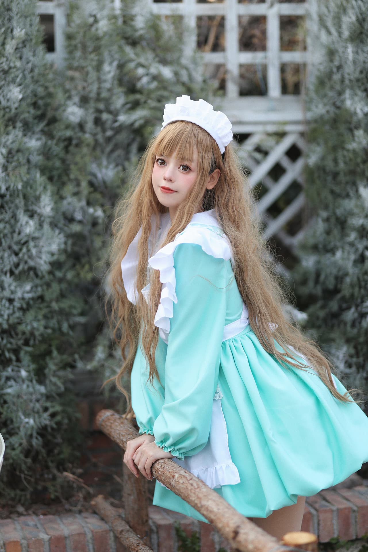 優美なフリルメイド服