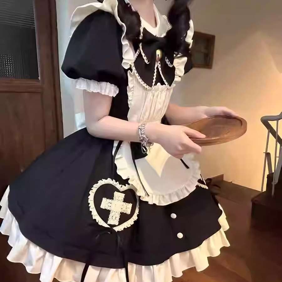 ゴシック風メイド服セット