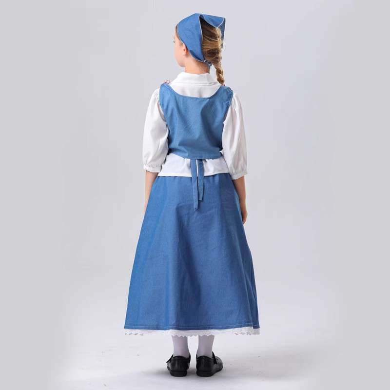 メイド服 村娘風コスチューム 多層スカート