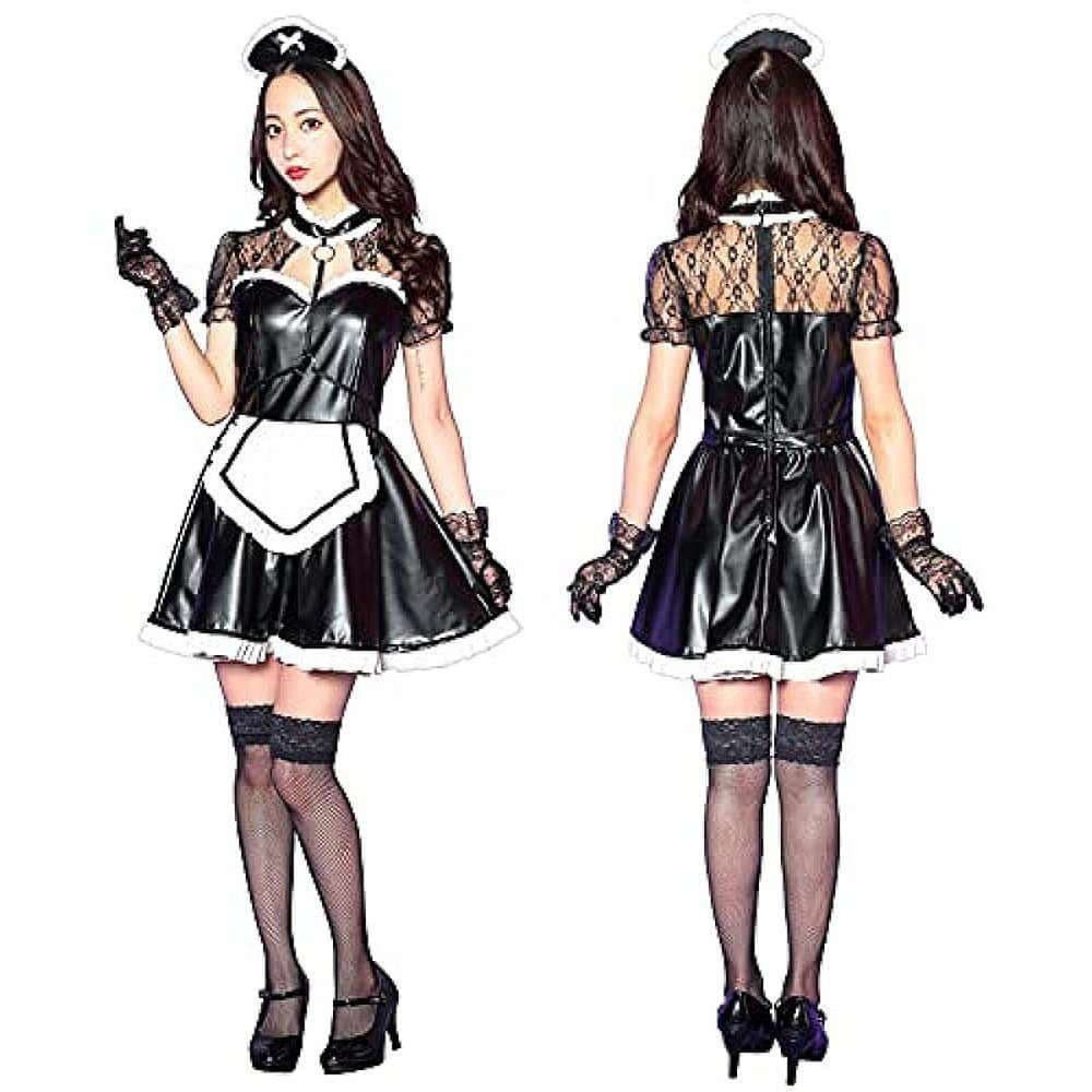 メイド服 フリルレースメイド風コスチューム