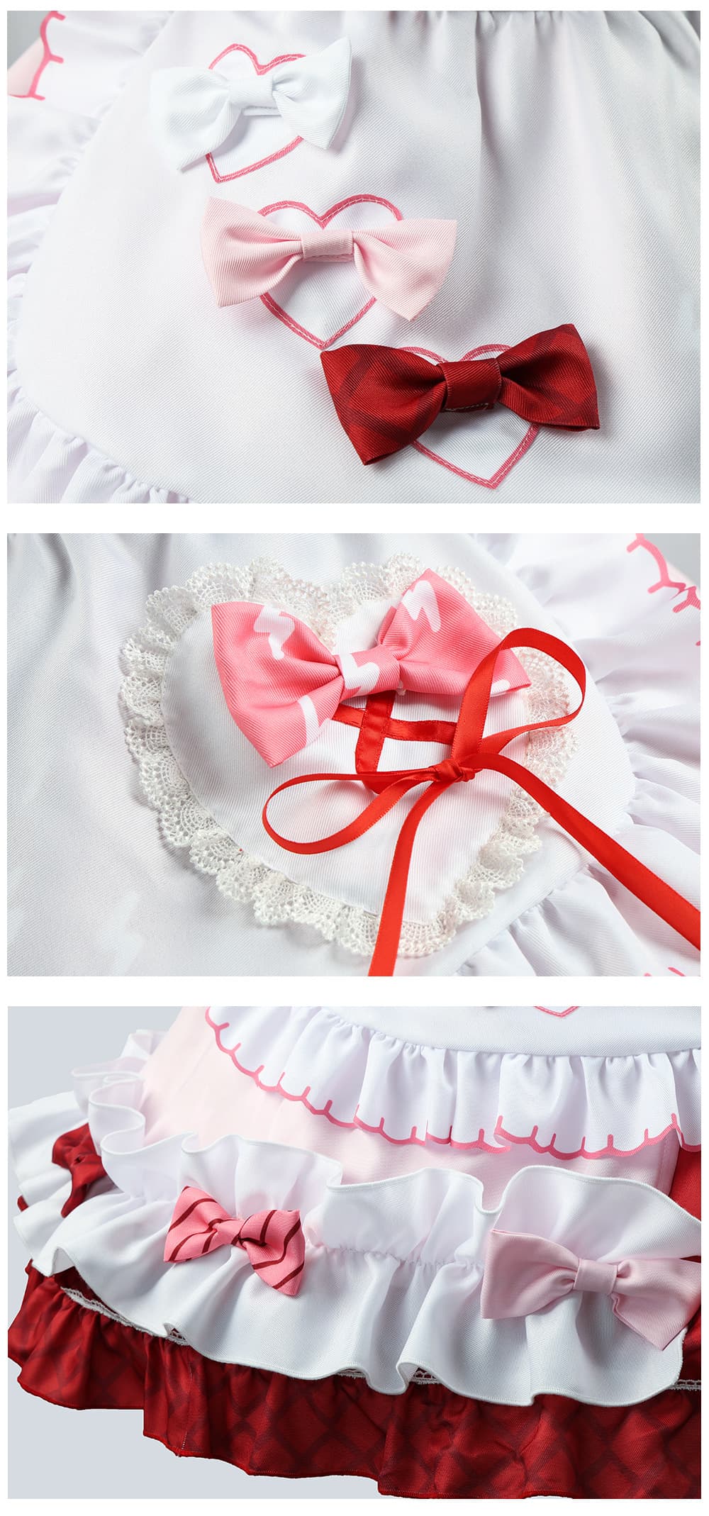 尻尾がキュート！ふんわりメイド服 ドレス風衣装